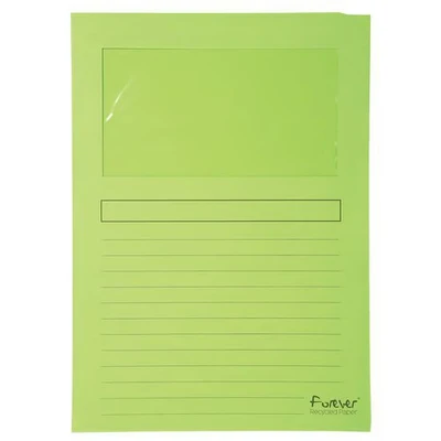Image de Paquet de 25 chemisesà fenêtre forever 120g/m² 22x31cm