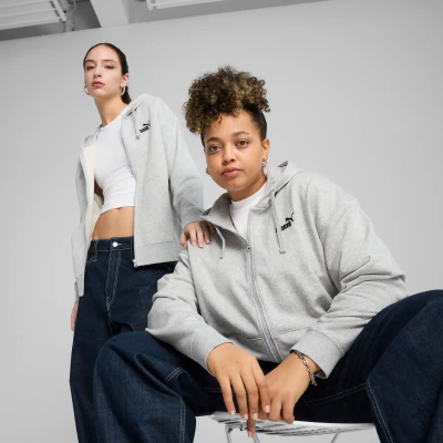 Image de Hoodie confort zippÃ© Ã  petit logo NÂÂ 1 ESS Femme