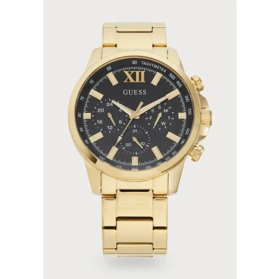 Afbeelding van Guess Walker Chronograaf goldcoloured, Heren, Maat: One Size, Gold coloured