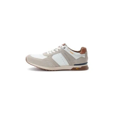 Afbeelding van camel active Sneakers laag, Heren, Maat: 45, Off white brown Leer