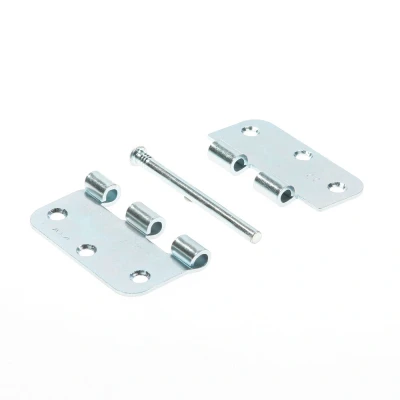 Afbeelding van Axa Scharnier ronde hoeken los gestort topcoat gegalvaniseerd 76 x 2mm 1105 24 23/7K