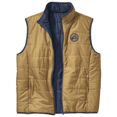 Afbeelding van ATLAS FOR MEN Omkeerbaar mouwloos donsjack verkrijgbaar in grote maten van M tot 5XL, Beige, donkerbruin