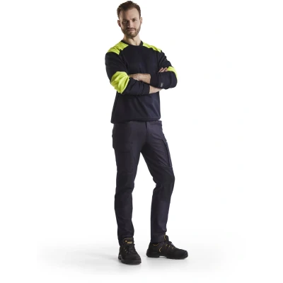 Afbeelding van Blaklader Multinorm werkbroek Inherent met stretch 1486 1512 Marineblauw C52