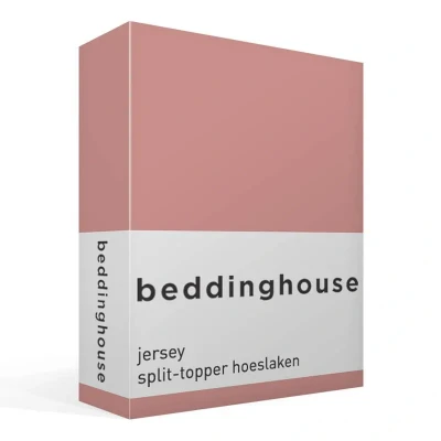 Afbeelding van Beddinghouse Splittopper Hoeslaken Jersey Pink 180 x 200/220