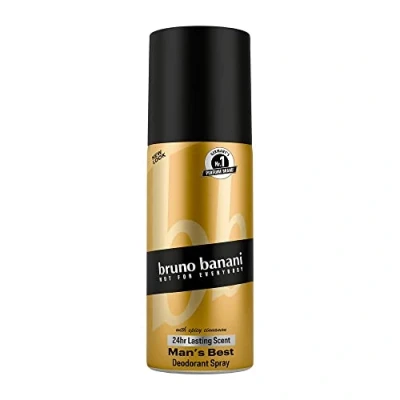 Afbeelding van Bruno Banani Fragrance Man&#039;s Best Body Deodorant Spray Oosterse Sensuele geur voor mannen, 24 uur houdbaar, 150 ml