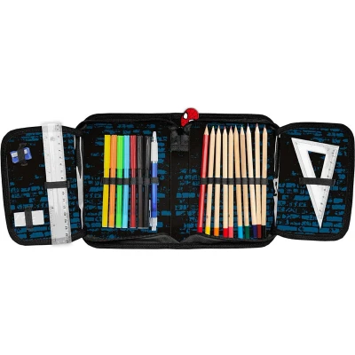 Afbeelding van SpiderMan Gevuld Etui, Jump 19,5 x 13 3,5 cm 22 st. Polyester