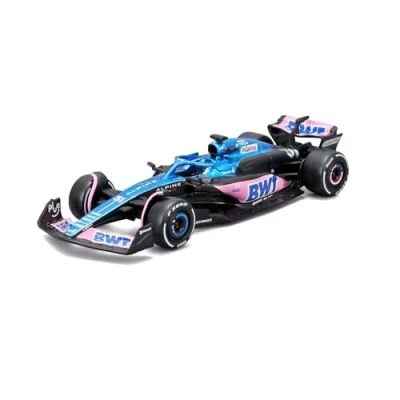 Afbeelding van BBURAGO Formule 1 Alpine 2023 van Charles Ocon 1/43 voertuig replica Racing collectie speelgoed voor kinderen vanaf 3 jaar 38072O