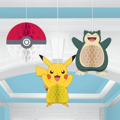 Afbeelding van Pokemon Hangdecoratie 3 stuks