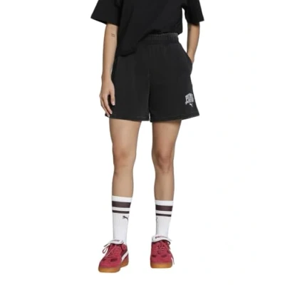Afbeelding van Puma CLASS Washed Shorts 5&quot; TR Dames sportbroek Black