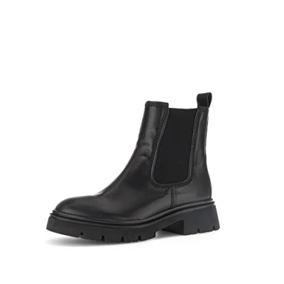 Afbeelding van Gabor Bottines Chelsea pour femme, semelle intérieure amovible, Best Fitting, Noir 27., 35 EU