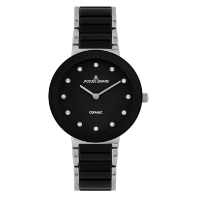 Afbeelding van Jacques Lemans Horloge, Dames, Maat: One Size, Schwarz