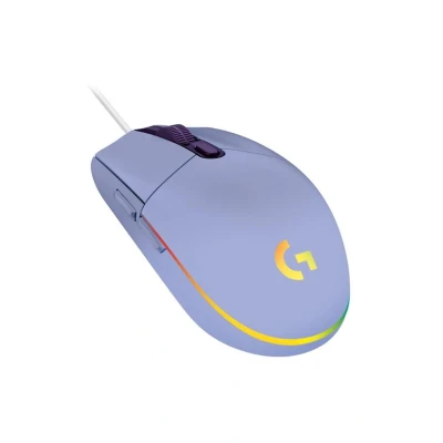 Image de Logitech Gaming Mouse G102 LIGHTSYNC Souris pour droitiers optique 6 boutons filaire USB lilas