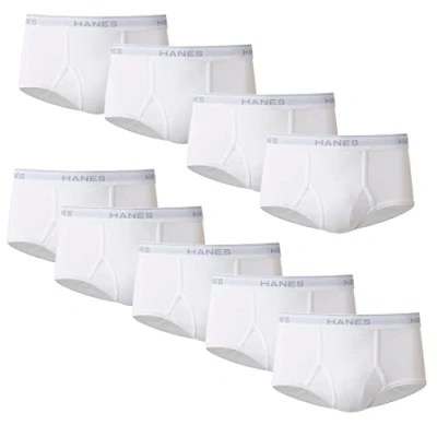 Afbeelding van Hanes Herenonderbroeken (6 stuks), 9 stuks wit