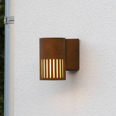 Afbeelding van Konstsmide Pistoia Wandlamp Buiten 10,5 X 16,5 17 Cm IP54 Roestbruin