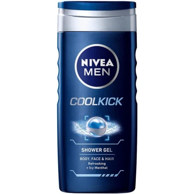 Afbeelding van Nivea Men Cool Kick Shower Gel Voordeelverpakking 6x250ML
