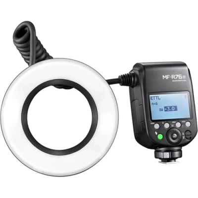 Afbeelding van Godox MF R76S TTL Macro Ringflitser Sony (Bevestigbare Flitser, Sony), Zwart