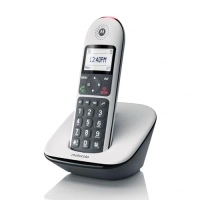 Afbeelding van Draadloze telefoon Motorola 107CD5001WHITE Wit Zwart/Wit