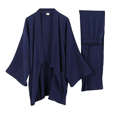 Afbeelding van un brand Casual Japanse kimono voor heren