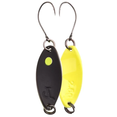 Afbeelding van Trout Master Incy Spin Spoon 1.8g Kleur : Black Yellow