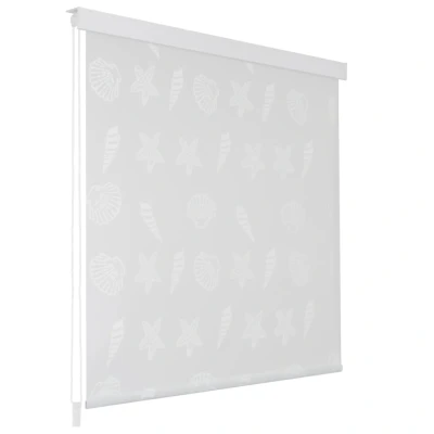 Afbeelding van Rolgordijn voor douche 80x240 cm zeester