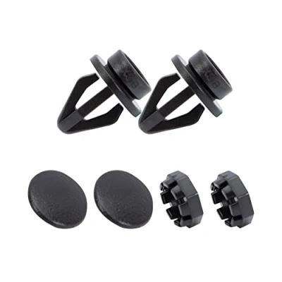 Afbeelding van KASturbo 799161KA2A set van 2 plankclips achter voor Nissan Juke 2010 2014, zwart