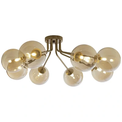 Afbeelding van ECO Light 9120 PL8 GO Deckenleuchte Plafondlamp G9 Champagne