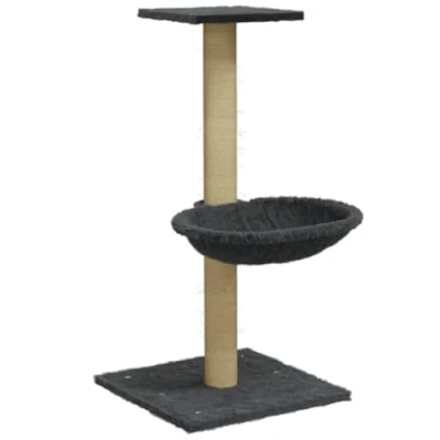 Afbeelding van vidaXL Kattenmeubel met sisal krabpaal 74 cm donkergrijs