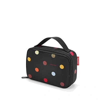 Afbeelding van Reisenthel Thermocase Lunchbox 1,5L Dots Zwart