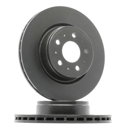 Afbeelding van BREMBO KT 08 001 Remblokken en remschijven interne ventilatie Zonder toebehoren Met anti kreukplaat akoestische slijtagewaarschuwing