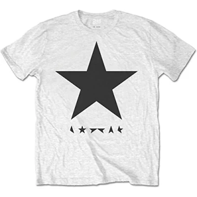 Afbeelding van David Bowie Blackstar Heren T shirt XXL Wit