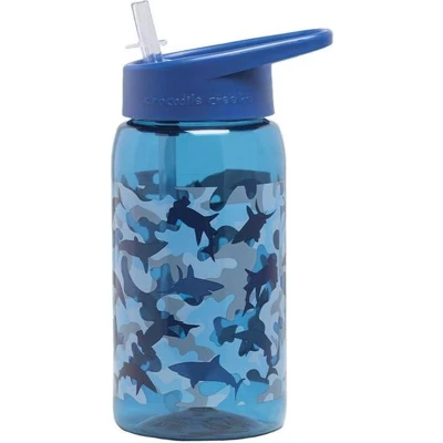 Afbeelding van Crocodile creek drinkfles met rietje camo shark 450ml