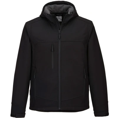 Afbeelding van KX3 Softshell met capuchon (3L) maat 3 XL, Black