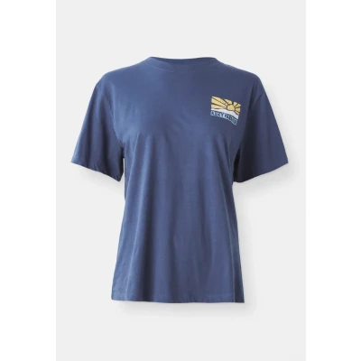 Afbeelding van Roxy T Shirt Manche Courtes HANGLOOSE Poster Bleu L