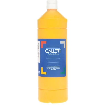 Afbeelding van Gallery Plakkaatverf, Flacon Van 1 L, Donkergeel Plakkaatverf