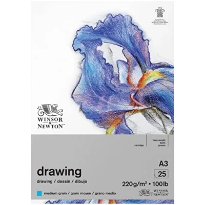 Afbeelding van Winsor &amp; Newton Tekenblok Medium Korrel A3