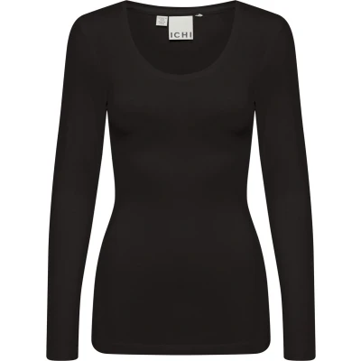 Afbeelding van Ichi IHZOLA PLAIN LS Dames Top Maat S