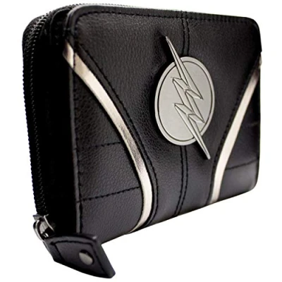 Afbeelding van DC Flash Zoom Kleding Portemonnee Zwart, One Size, zwart.