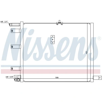 Afbeelding van Nissens Airco condensor 94300