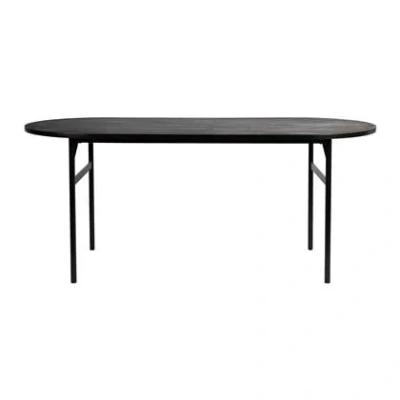 Afbeelding van Housecraft Living Marcio Eetkamertafel Hout 180x80 cm Zwart