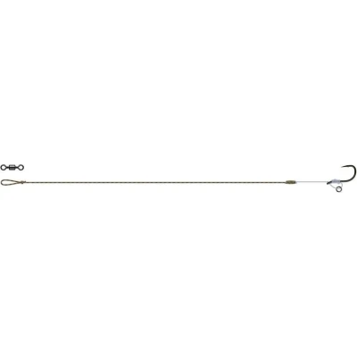 Afbeelding van Pole Position Snowman Rig Haakmaat 6 (25lb) (2 stuks) Karper onderlijnen