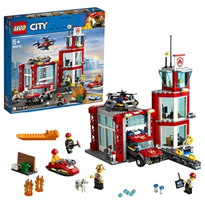 Afbeelding van LEGO City Brandweerkazerne 60215