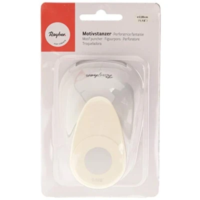 Afbeelding van RAYHER 8959900 motiefponsen rond voor papier en karton tot 200 g/m², diameter 2,86 cm