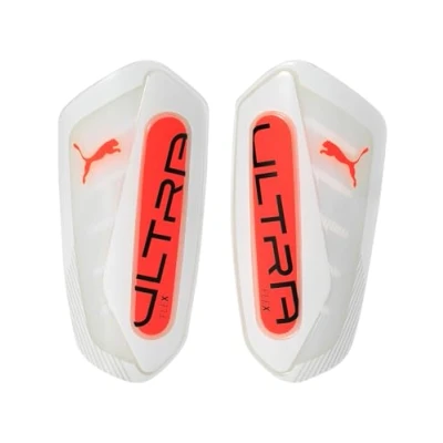 Afbeelding van Puma Ultra FLEX Sleeve Unisex Scheenbeschermers, Maat: Large, White/glowing red