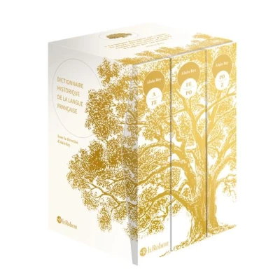Image de Dictionnaire Historique de la langue française coffret 3 volumes blanc