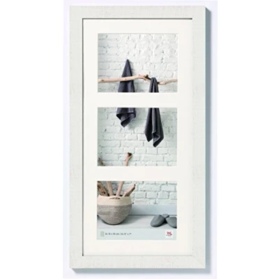 Image de walther design Cadre photo blanc polaire 3x 13x18 cm Galerie avec passe partout, Home en bois HO338V