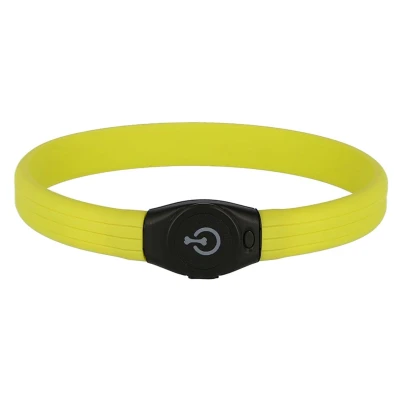 Afbeelding van Maxi Safe Halsband Langhaar LED Groen 65x1,5cm