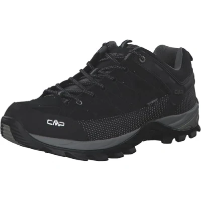 Afbeelding van CMP Rigel LOW Trekking Shoes WP Outdoorschoenen, Heren, Maat: 41, Nero/grey Leer en textiel