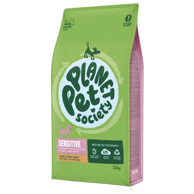 Afbeelding van Planet Pet Society Dog Dry Thanks Given Sensitive Kalkoen Hondenvoer 10 kg