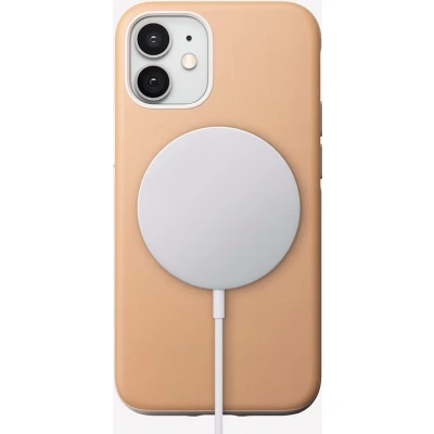 Afbeelding van Nomad Mag Leather Case iPhone 12 Mini natural