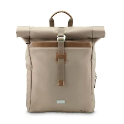 Afbeelding van Hama Laptop rugzak &quot;Silvan&quot;, rolltop, duurzaam, tot 41 cm (16,2&quot;), beige